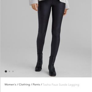 Faux Suede leggings Club Monaco